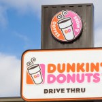 1970/80年代 ダンキンドーナツ　旧ロゴ　看板　ドライブスルー　サイン 1970/80年代 ダンキンドーナツ 旧ロゴ 看板 ドライブスルー