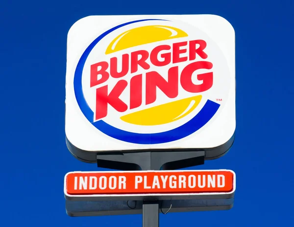 Burger King Exterior Sign — Stock Photo, Image