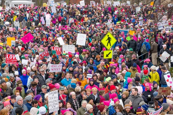Марш Миннесоты среди женщин 2017 — стоковое фото