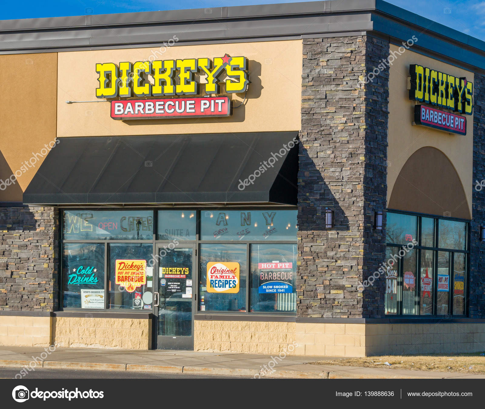 Dickey's Barbecue Pit Restaurant Stock Illustration by ©wolterke