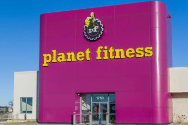 Planet Fitness dış ve logosu