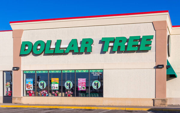 Знак и логотип магазина "Dollar Tree"
