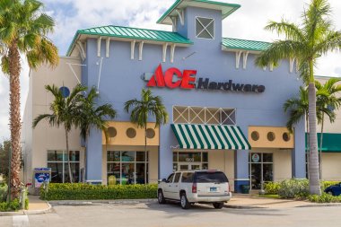 Ace Hardware Retail Store and Logo. clipart