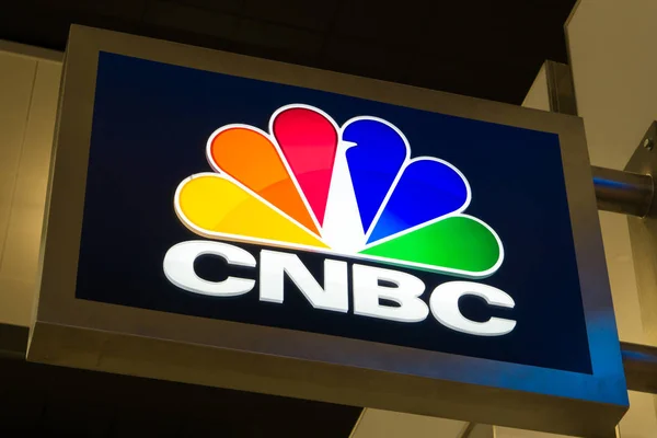 CNBC Sign and Logo — Stock Photo, Image