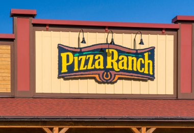 Pizza ahır dış ve işareti