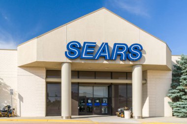 Sears perakende mağaza dış ve logosu