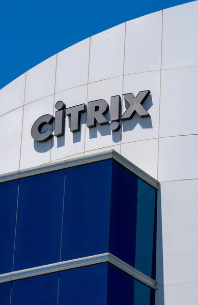 Citrix Systems, Inc. Coporate byggnad och logotyp — Stockfoto