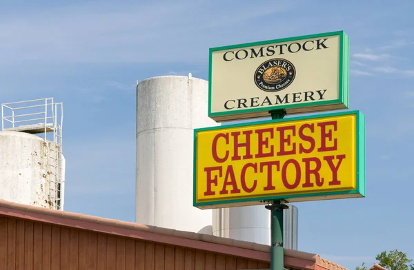Comstock Creamery en kaas winkel in Wisconsin — Stockfoto
