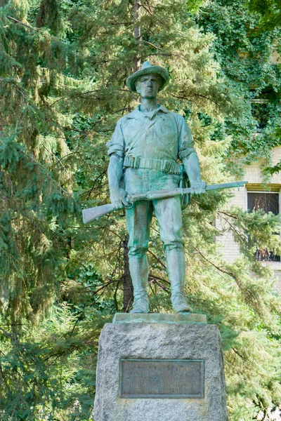 Iron Mike Statue på Campus Univeristy of Minnesota - Stock-foto