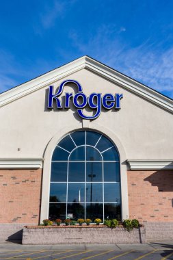 Kroger dış bakkal mağaza ve Logo