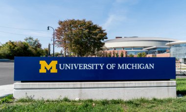 Michigan Üniversitesi'nde giriş işareti