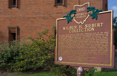 Ohio Eyalet Üniversitesi'nde Wilbur H. Siebert koleksiyonu