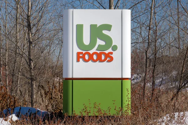 US Food Exterior and Trademark Logo — Stock Photo, Image