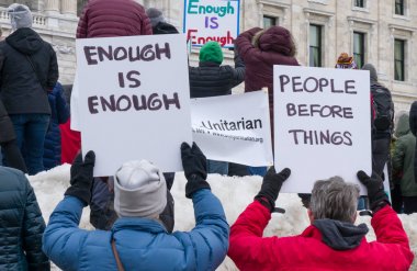 The March for Our Lives March in St. Paul, Minnesota, USA. clipart