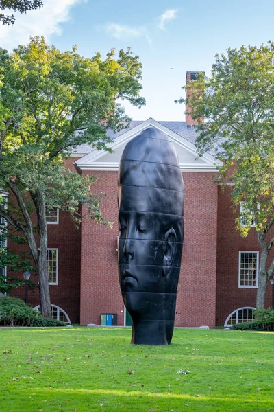 Allston Usa September 2019 Jaume Plensa Sculptuur Alrich Lawn Aan — Stockfoto