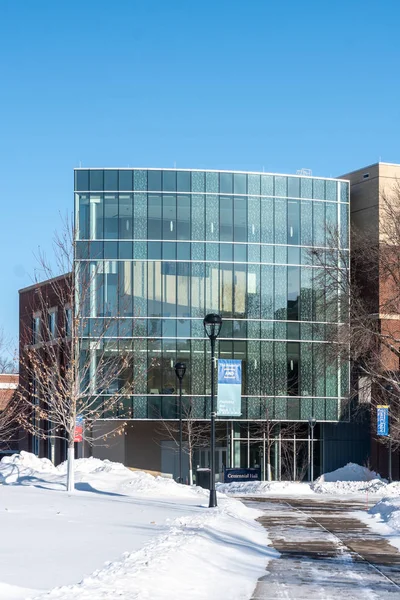 Centennial Hall aan de Universiteit van Wisconsin-Eau Claire — Stockfoto