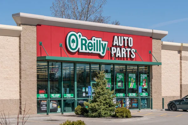 Northfield Usa Április 2020 Reilly Auto Parts Kiskereskedelmi Külső Védjegy — Stock Fotó