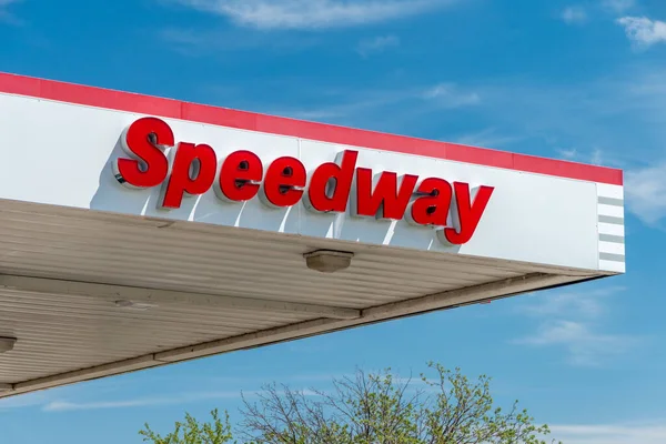 Red Wing Usa May 2020 Speedway Retail Convenience Store Exterior — Stock Photo, Image
