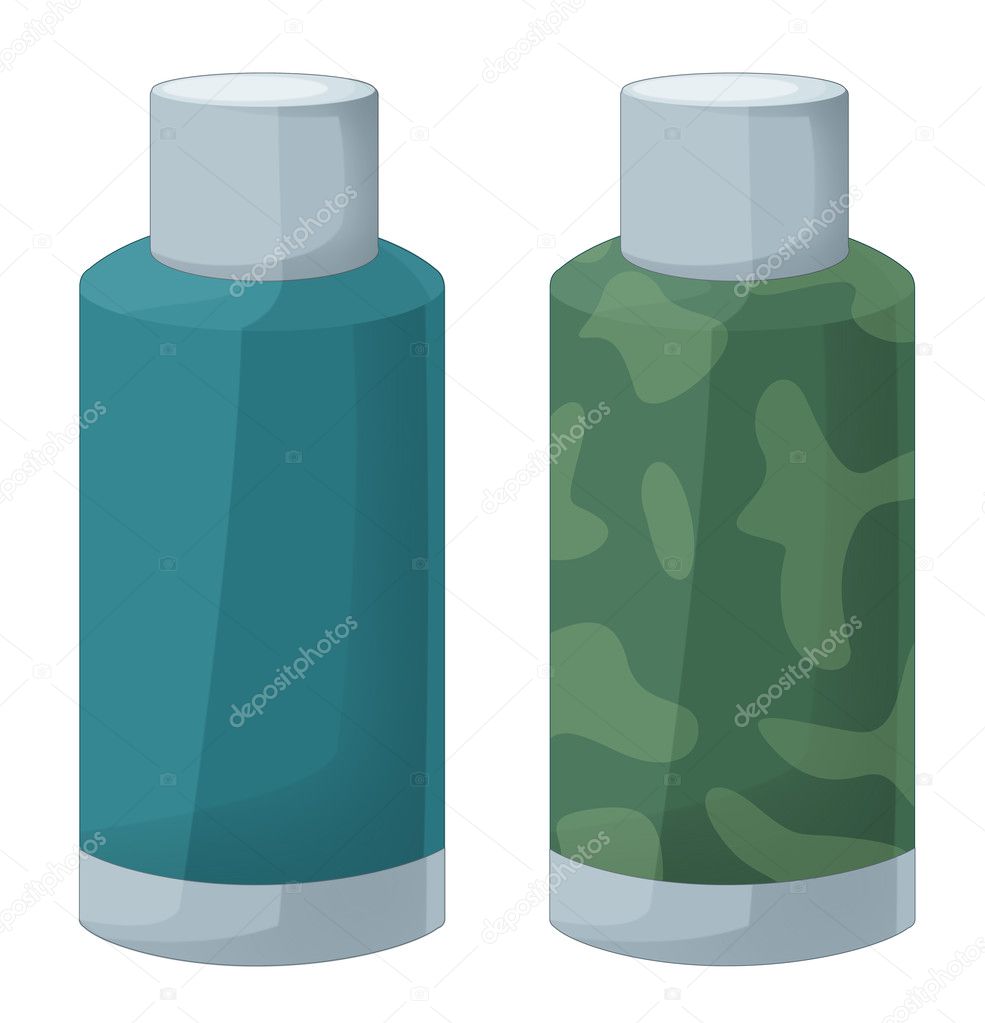 thermos - two versions military and normal