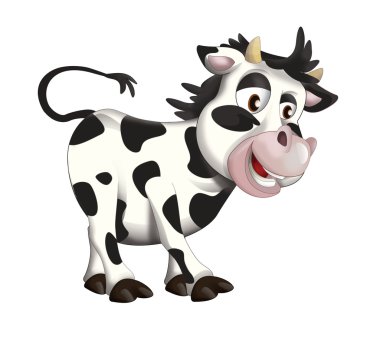 Genç inek meyve üzerinde seyir