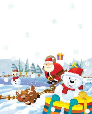Noel Baba hediye tam torbayla 