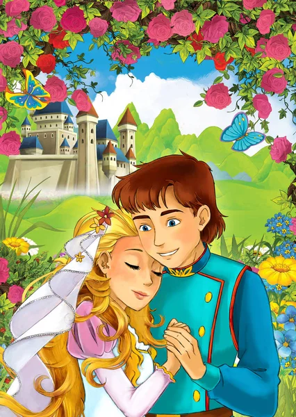 Miłości para - książę i księżniczka — Zdjęcie stockowe