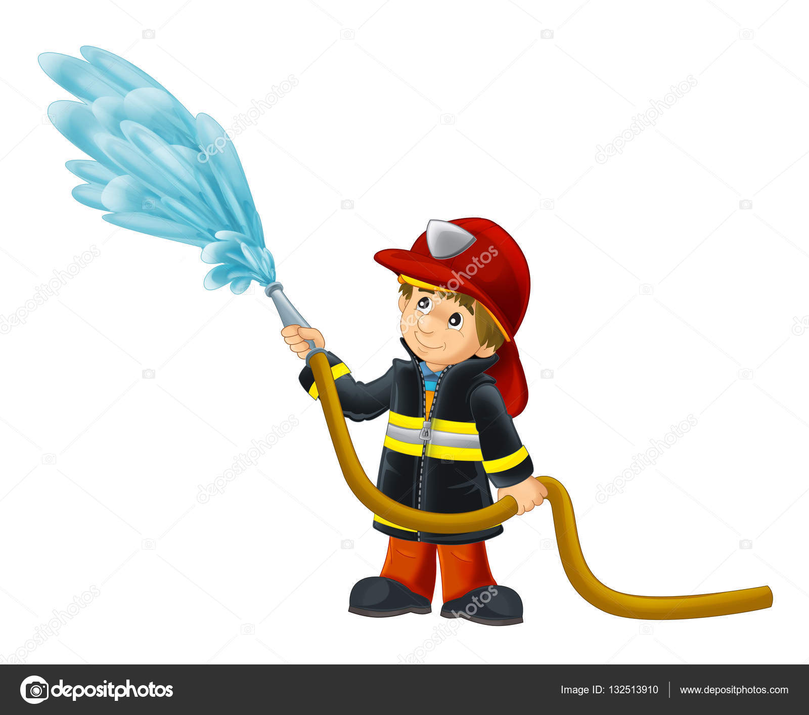 Fireman hose cartoon Stock Photos, Royalty Free Fireman hose cartoon Images  | Depositphotos