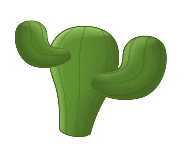 Karikatur isolierter Kaktus — Stockfoto