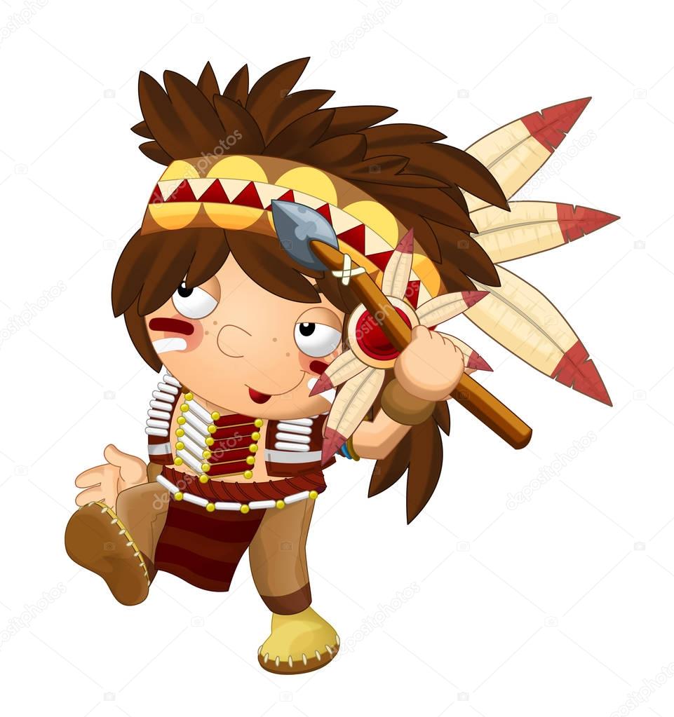 Cartoon indian character — Stock Photo © illustrator_hft #134283258