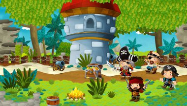 Korsanlar vahşi adada 