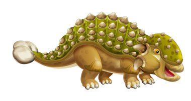 çizgi film dinozor Euplocephalus 