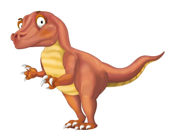 The cartoon dinosaur illustration — Stock Photo, Image