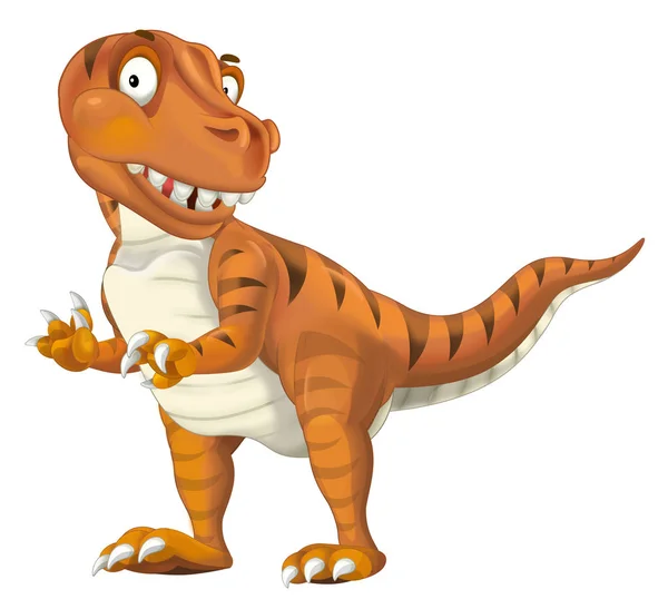 Cartoon dinosaur tyrannosaurus — Stock Photo, Image