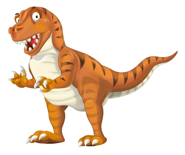 Cartoon dinosaur tyrannosaurus — Stock Photo, Image
