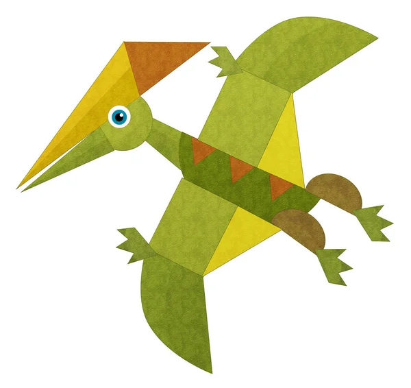 Cartoon dinosaur pteranodon — Stock Photo, Image