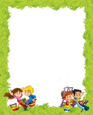 çerçeve ile eğlenmek ve oyun çocuk 