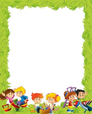 çerçeve ile eğlenmek ve oyun çocuk