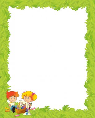 çerçeve ile eğlenmek ve oyun çocuk