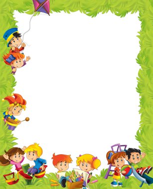 çerçeve ile eğlenmek ve oyun çocuk