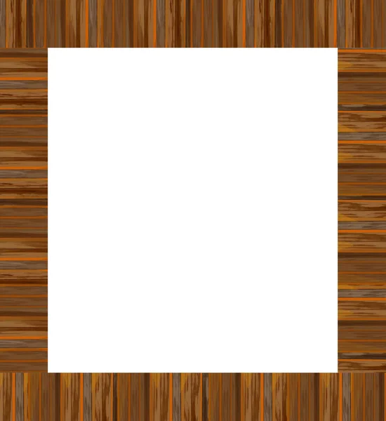 Cartoon wooden frame — Stock Photo, Image