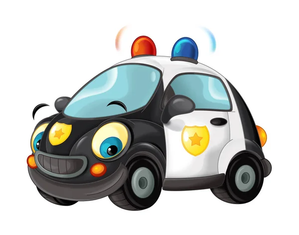 Cartoon politie-auto — Stockfoto