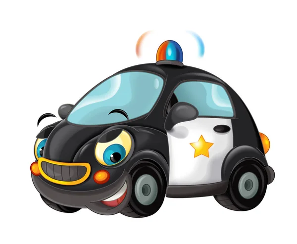 Cartoon police car — Stock Photo, Image