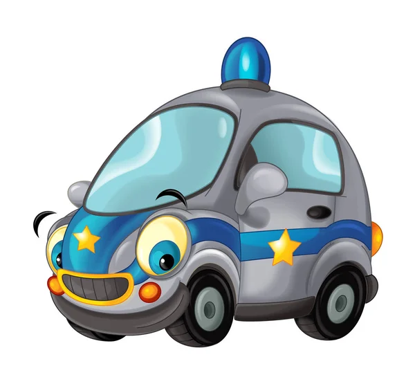Cartoon police car — Stock Photo, Image