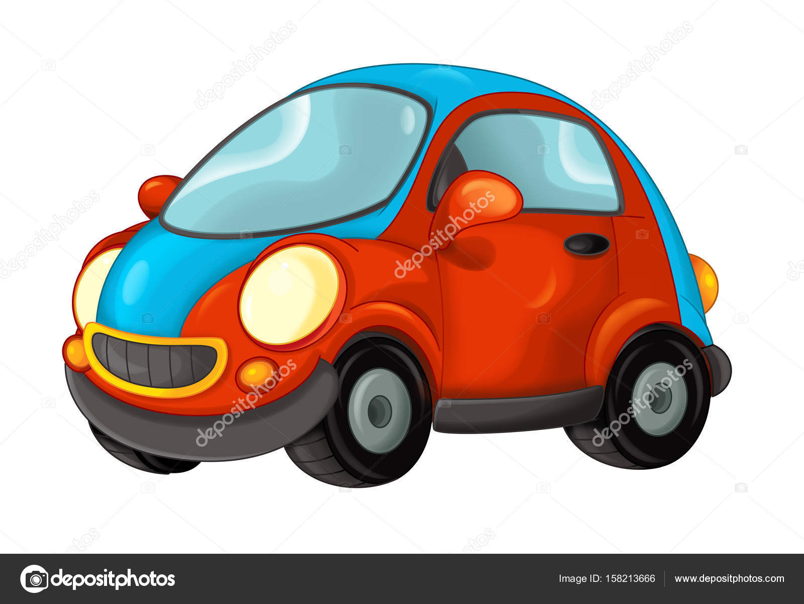 Dibujos animados de coche fotos de stock, imágenes de Dibujos animados de  coche sin royalties | Depositphotos