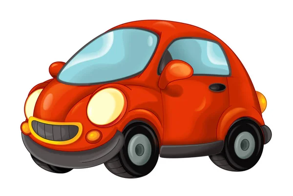 Cartoon car isolated illustration for children