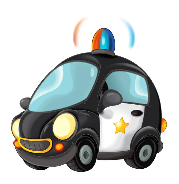 Cartoon police car — Stock Photo, Image