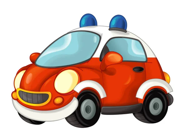 Cartoon brandweer auto — Stockfoto