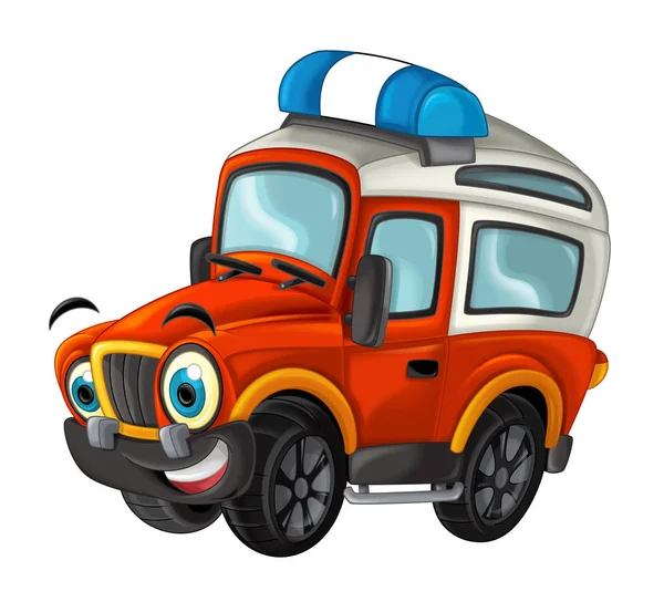 Cartoon Off-Road fire truck — Stockfoto