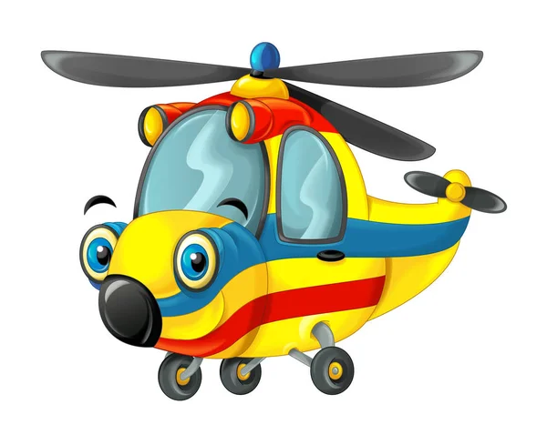 Мультфильм пожарный вертолет — стоковое фото