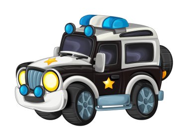 mutlu ve komik yol polis kamyonundan 